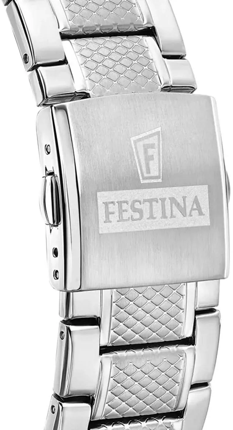 Festina Timeless Chronograph F20668/5 Herrenuhr • Sportliches Chronographen-Design • Zuverlässiges Quarzwerk