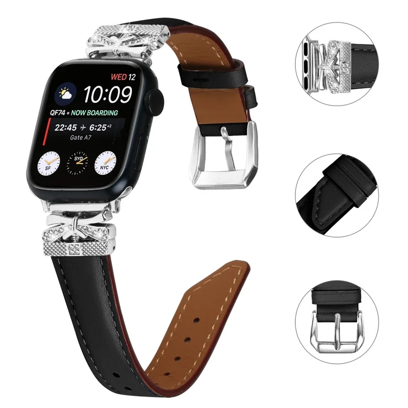 Apple Watch Universal 49mm/45mm/42mm Watchband with Silver Buckle