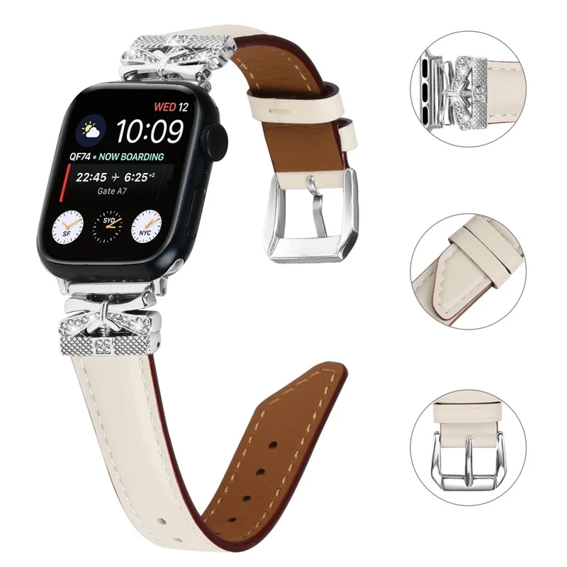 Apple Watch Universal 49mm/45mm/42mm Watchband with Silver Buckle