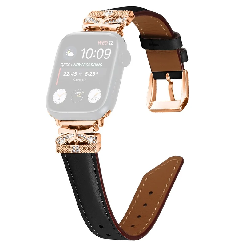 Apple Watch Universal 49mm/45mm/42mm Rose Gold Buckle Watch Strap