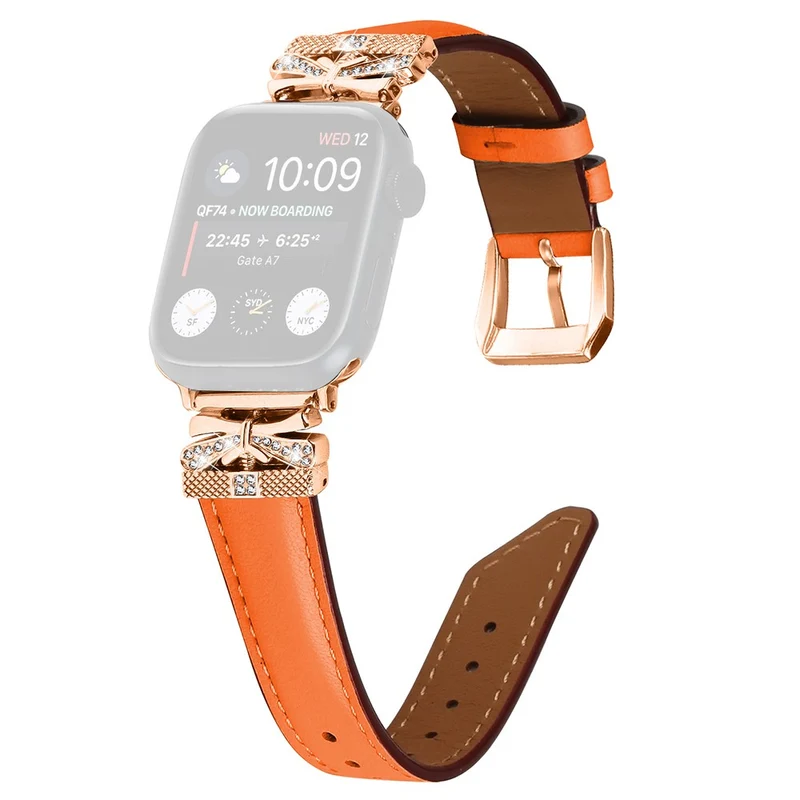 Apple Watch Universal 49mm/45mm/42mm Rose Gold Buckle Watch Strap