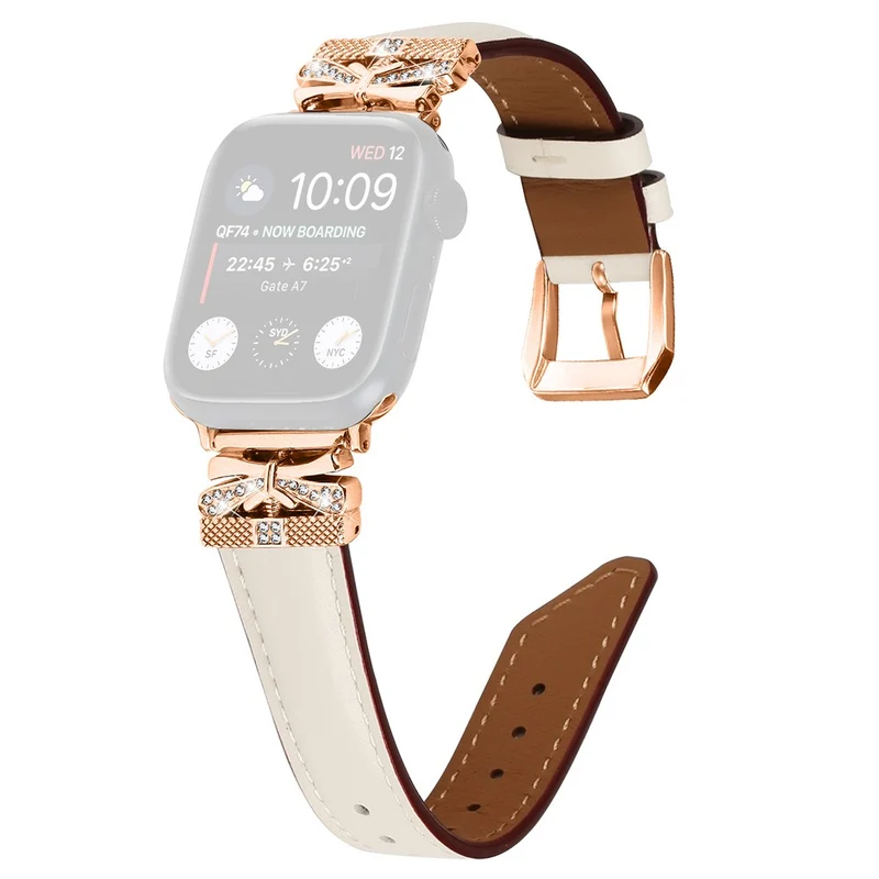 Apple Watch Universal 49mm/45mm/42mm Rose Gold Buckle Watch Strap