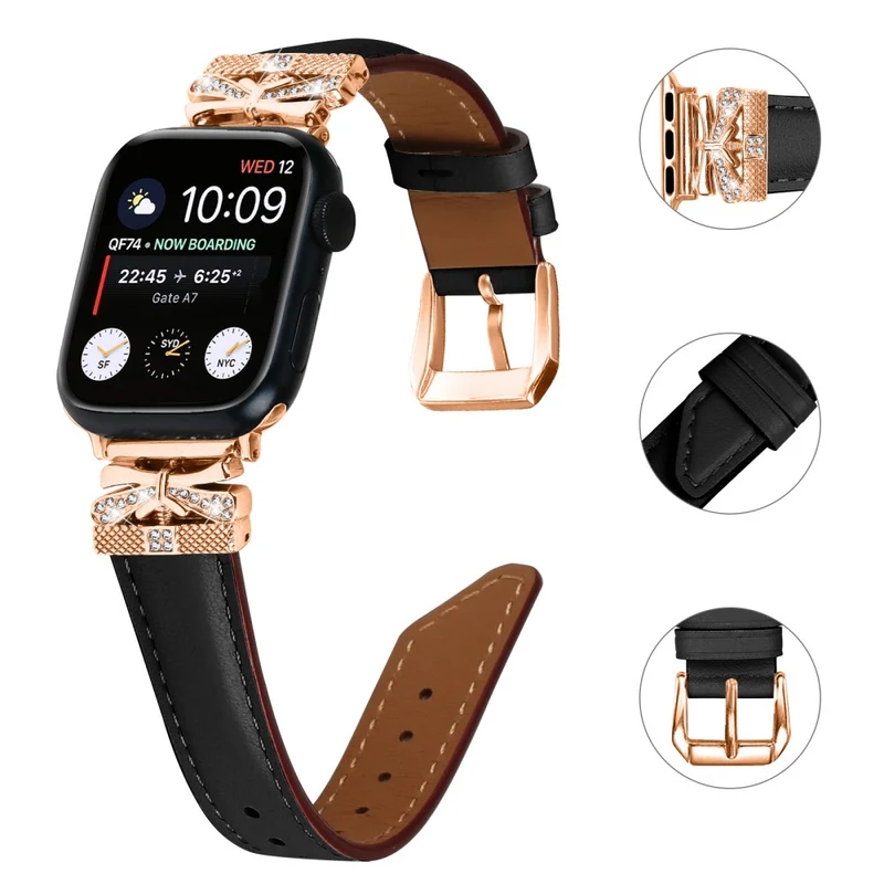 Apple Watch Universal 49mm/45mm/42mm Rose Gold Buckle Watch Strap