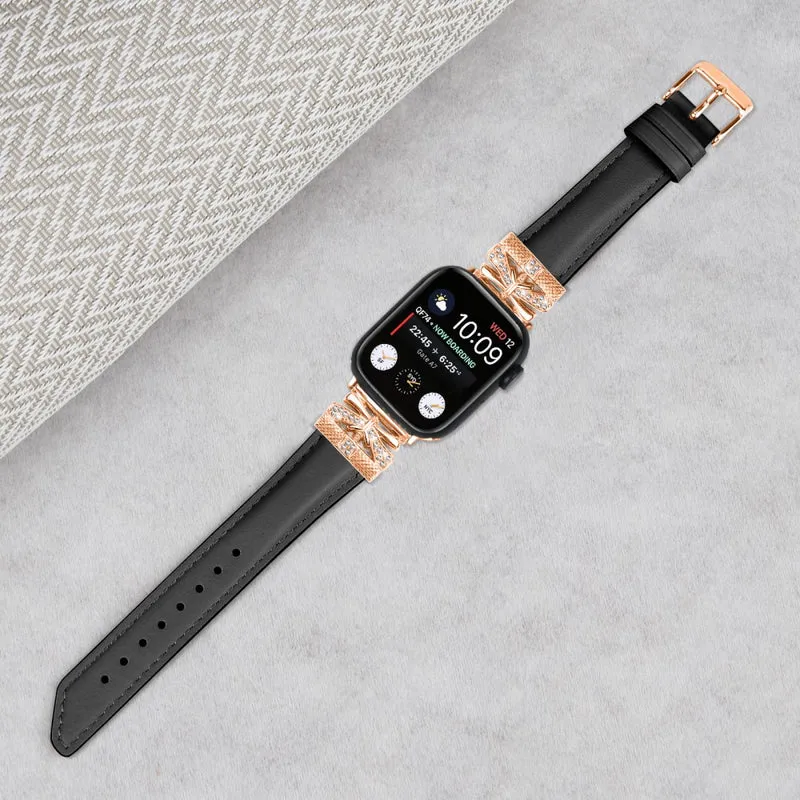 Apple Watch Universal 49mm/45mm/42mm Rose Gold Buckle Watch Strap