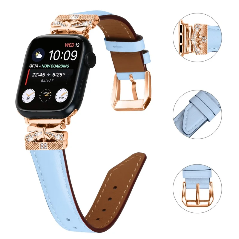 Apple Watch Universal 49mm/45mm/42mm Rose Gold Buckle Watch Strap