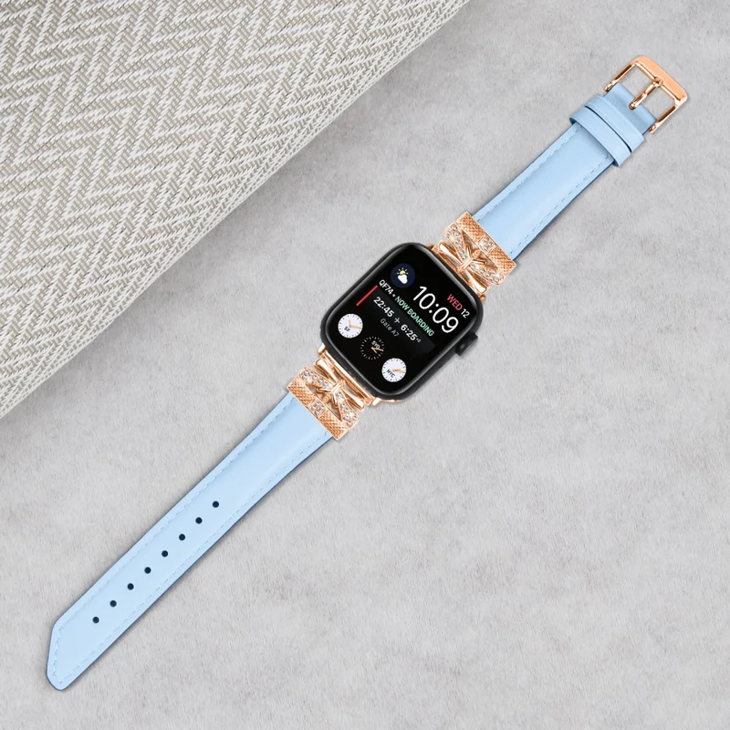 Apple Watch Universal 49mm/45mm/42mm Rose Gold Buckle Watch Strap