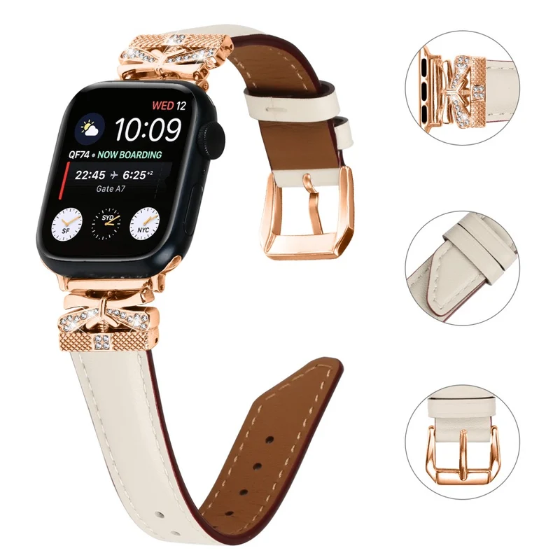 Apple Watch Universal 49mm/45mm/42mm Rose Gold Buckle Watch Strap