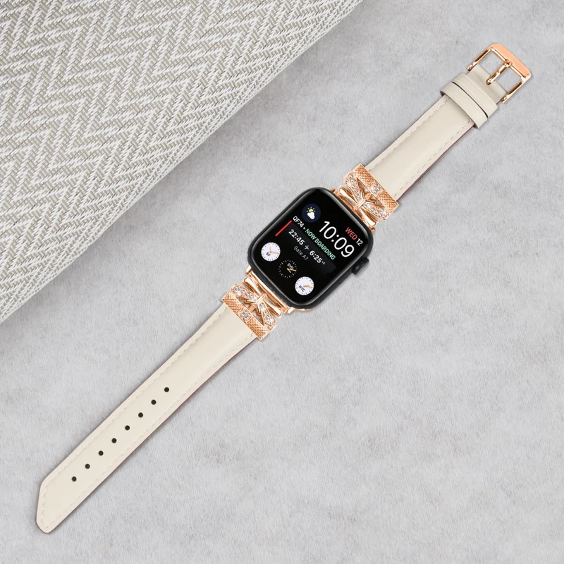 Apple Watch Universal 49mm/45mm/42mm Rose Gold Buckle Watch Strap