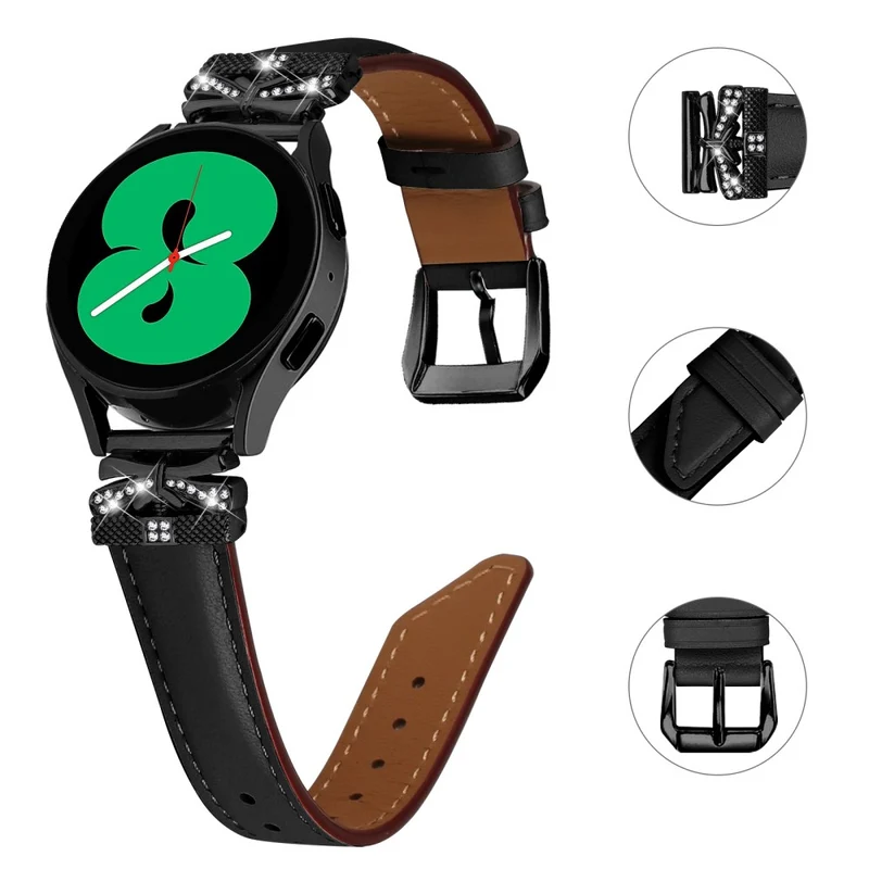 20mm Watch Band Samsung Galaxy Watch Universal Black Buckle