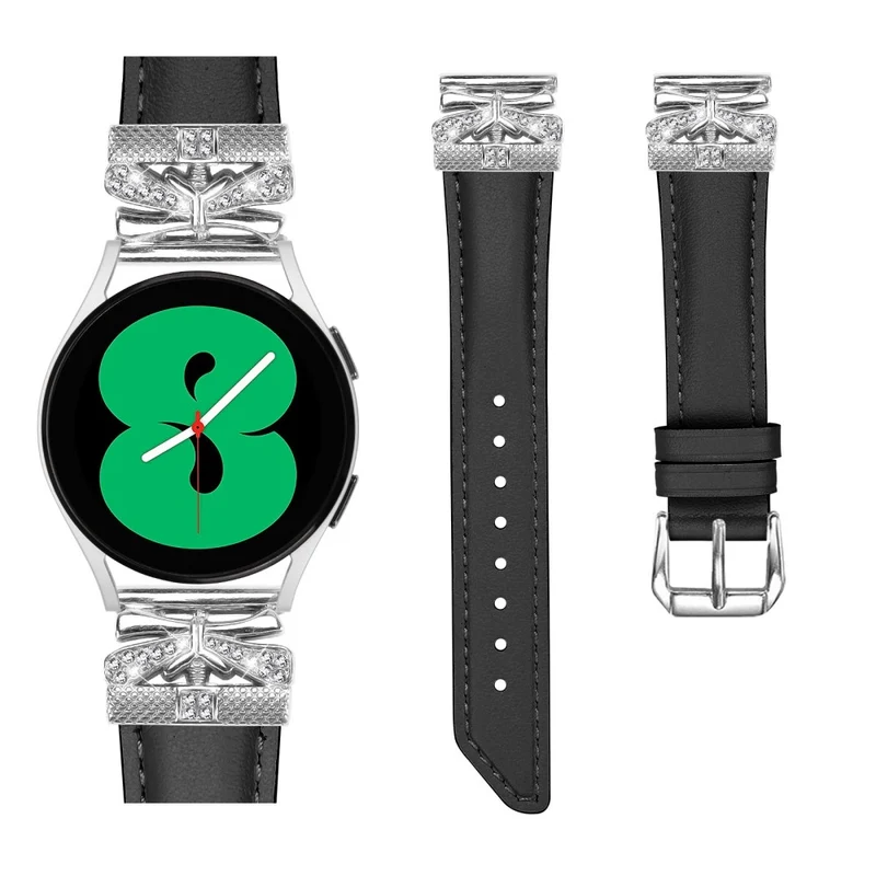 Silver Buckle 20mm Watch Band Samsung Galaxy Watch Universal
