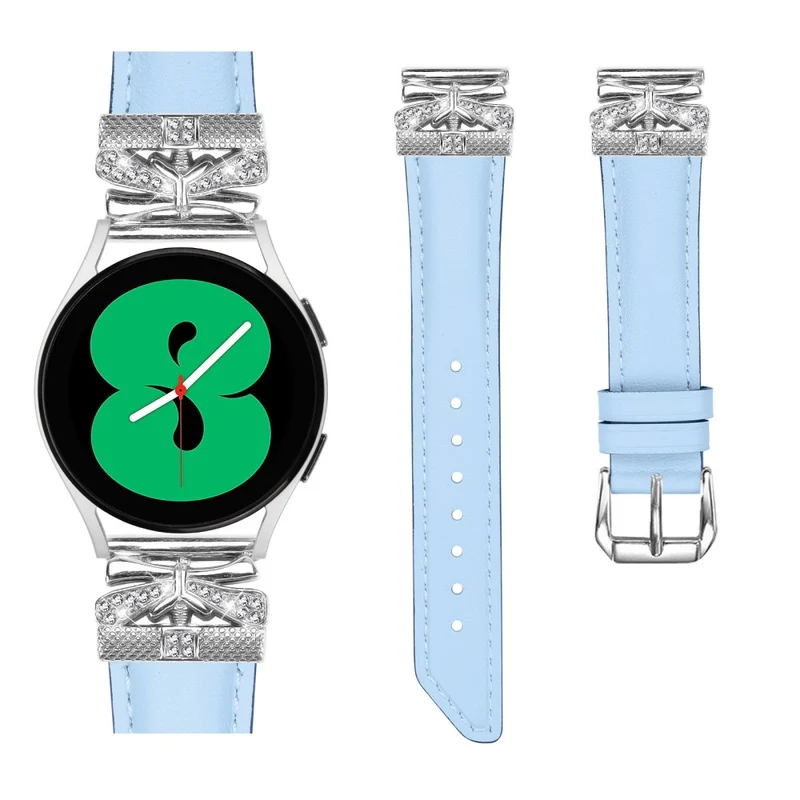 Silver Buckle 20mm Watch Band Samsung Galaxy Watch Universal