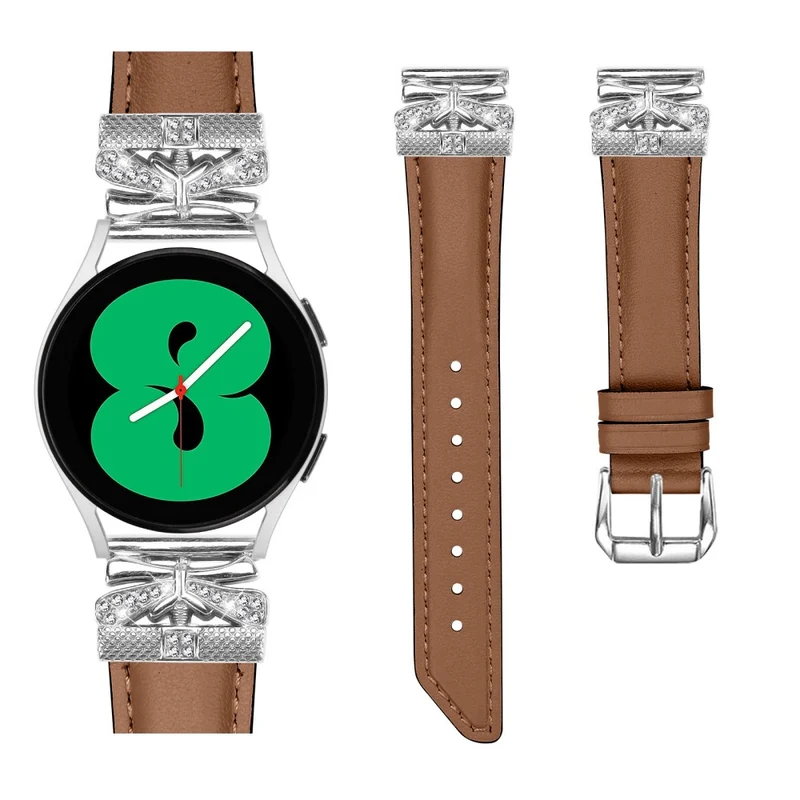 Silver Buckle 20mm Watch Band Samsung Galaxy Watch Universal