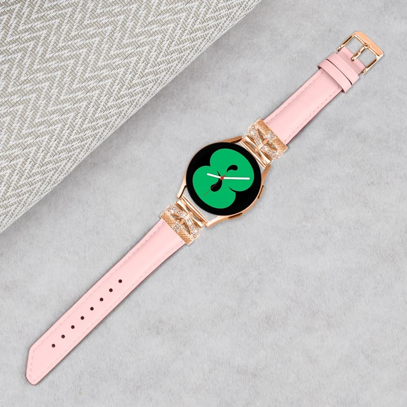 Rose Gold Buckle Strap Samsung Galaxy Watch Universal 20mm Watch Band