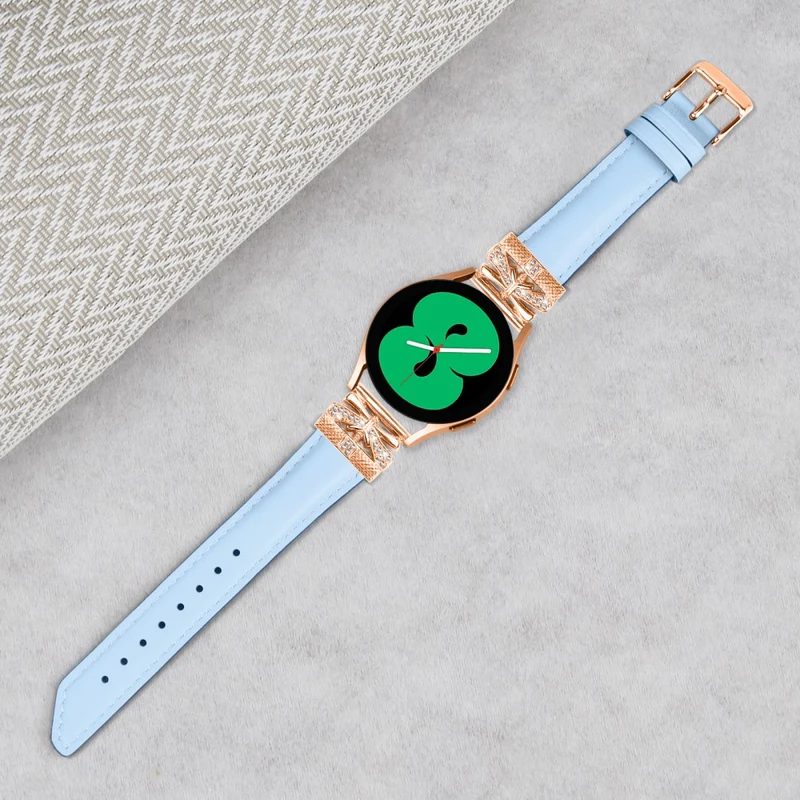 Rose Gold Buckle Strap Samsung Galaxy Watch Universal 20mm Watch Band