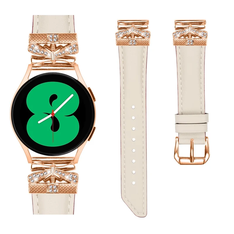 Rose Gold Buckle Strap Samsung Galaxy Watch Universal 20mm Watch Band