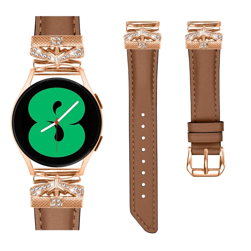 Rose Gold Buckle Strap Samsung Galaxy Watch Universal 20mm Watch Band