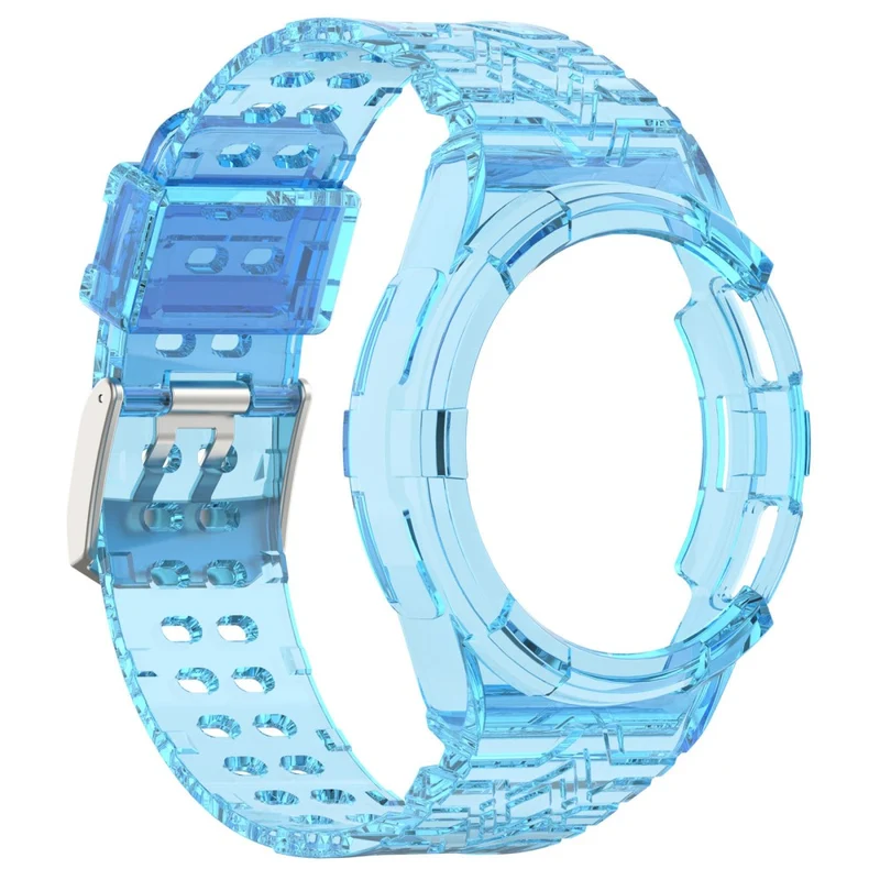 Samsung Galaxy Watch6 Classic 47mm (R960) Integrated Clear Wristband Strap with Case - Transparent Green