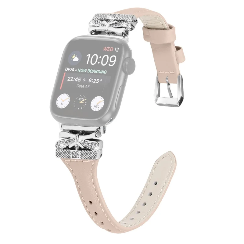 Watch Strap Apple Watch Series 9 8 7 41mm / 6 5 4 SE SE (2022) SE (2023) 40mm / 3 2 1 38mm Silver Buckle Band