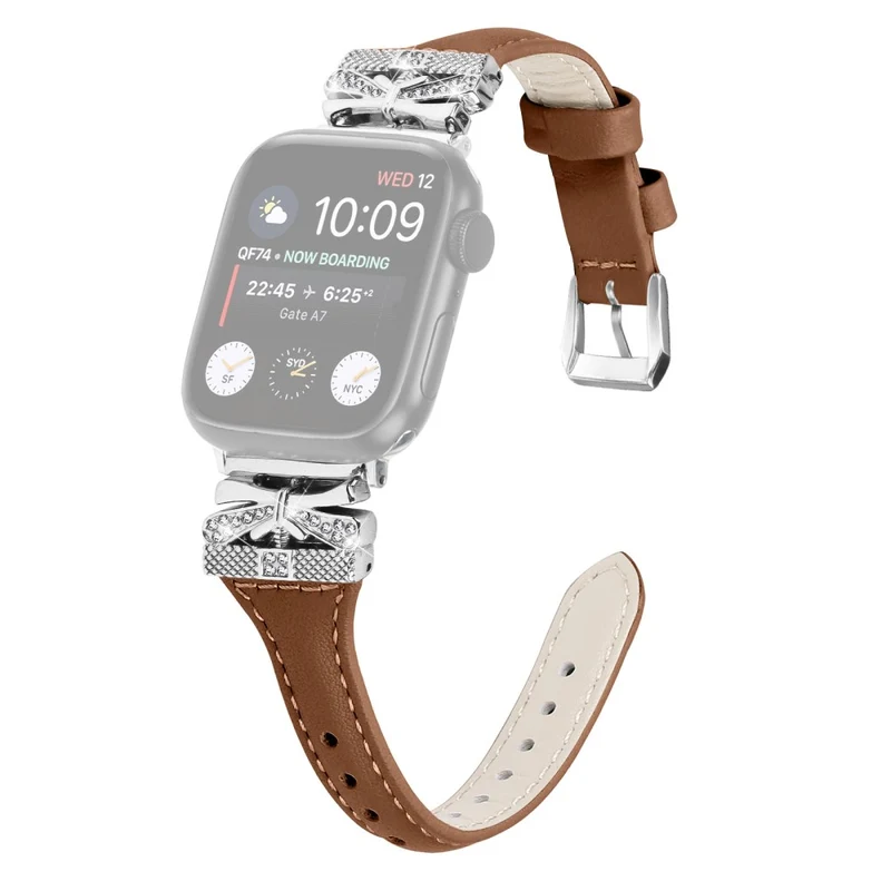 Watch Strap Apple Watch Series 9 8 7 41mm / 6 5 4 SE SE (2022) SE (2023) 40mm / 3 2 1 38mm Silver Buckle Band