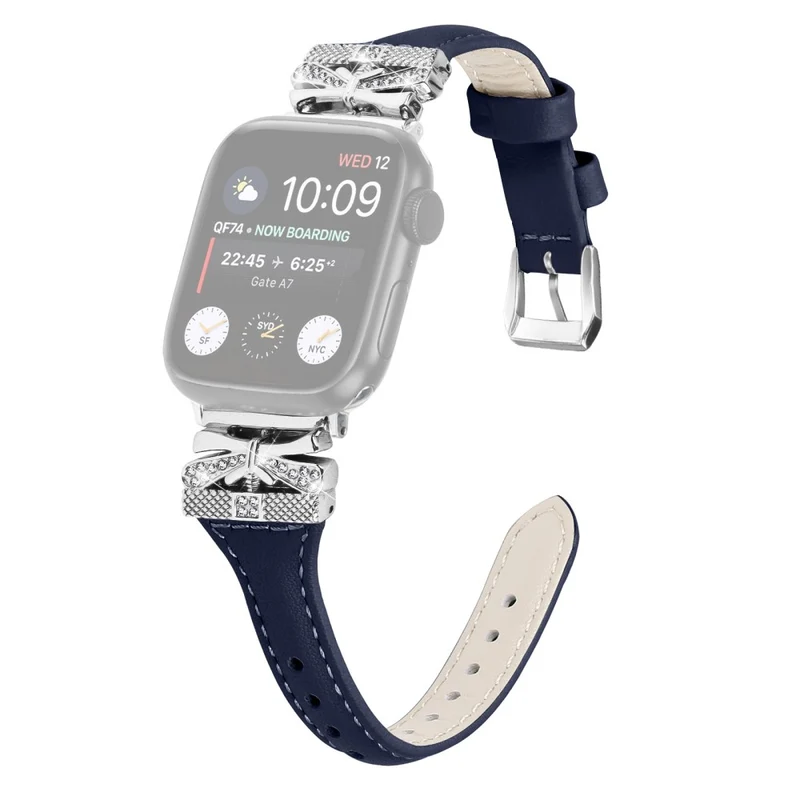 Silver Buckle Wrist Band Apple Watch Ultra 2 / Ultra 49mm / Series 9 45mm / 8 7 45mm / 6 5 4 SE (2022) SE (2023) SE 44mm / 3 2 1 42mm