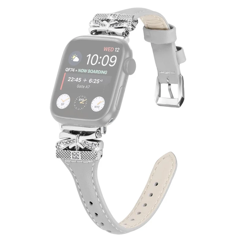 Silver Buckle Wrist Band Apple Watch Ultra 2 / Ultra 49mm / Series 9 45mm / 8 7 45mm / 6 5 4 SE (2022) SE (2023) SE 44mm / 3 2 1 42mm