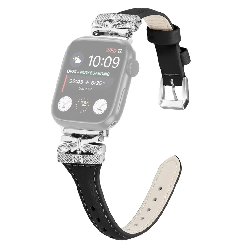 Silver Buckle Wrist Band Apple Watch Ultra 2 / Ultra 49mm / Series 9 45mm / 8 7 45mm / 6 5 4 SE (2022) SE (2023) SE 44mm / 3 2 1 42mm