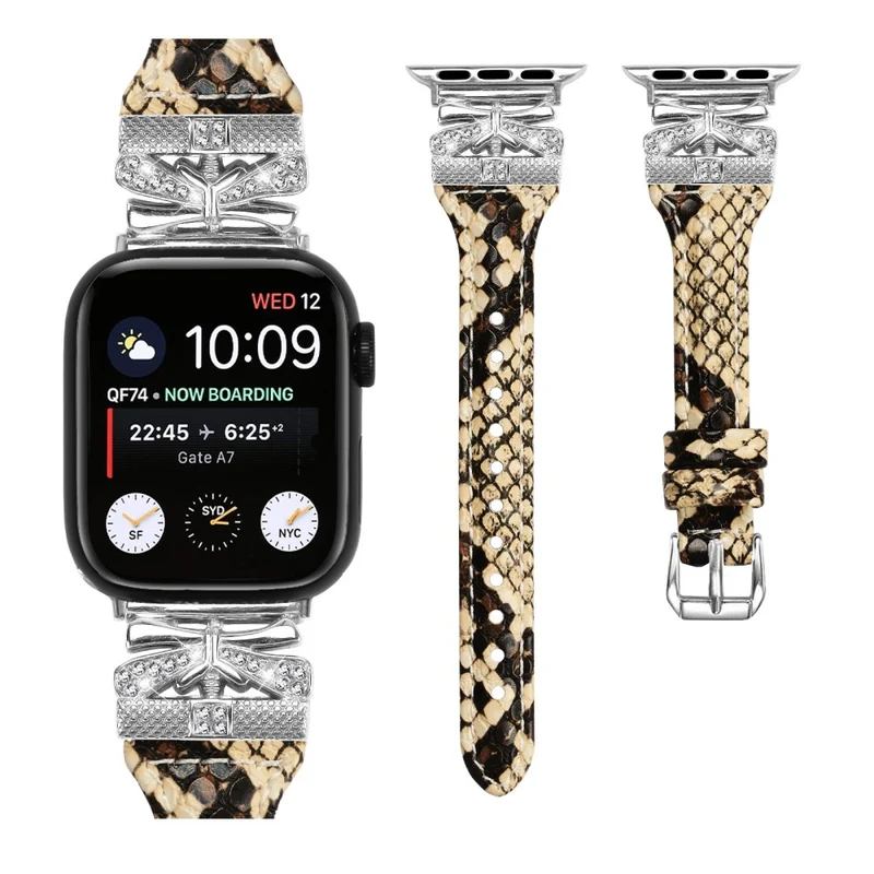 Silver Buckle Wrist Band Apple Watch Ultra 2 / Ultra 49mm / Series 9 45mm / 8 7 45mm / 6 5 4 SE (2022) SE (2023) SE 44mm / 3 2 1 42mm