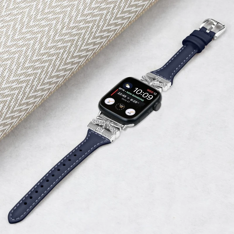 Silver Buckle Wrist Band Apple Watch Ultra 2 / Ultra 49mm / Series 9 45mm / 8 7 45mm / 6 5 4 SE (2022) SE (2023) SE 44mm / 3 2 1 42mm