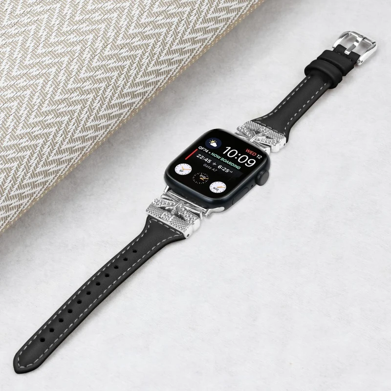 Silver Buckle Wrist Band Apple Watch Ultra 2 / Ultra 49mm / Series 9 45mm / 8 7 45mm / 6 5 4 SE (2022) SE (2023) SE 44mm / 3 2 1 42mm