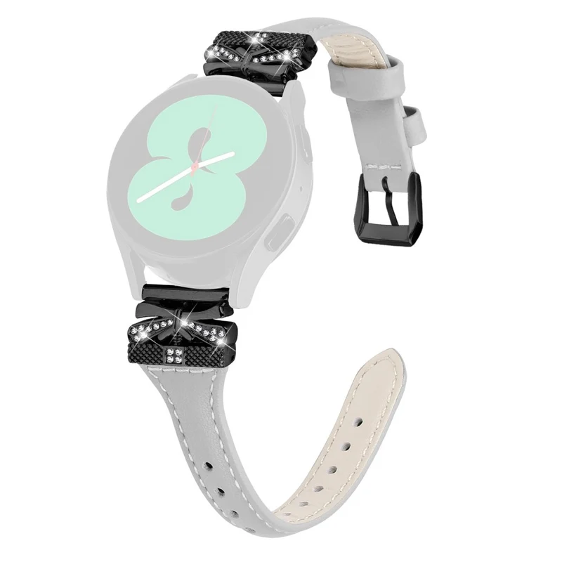 Samsung Galaxy Watch3 41mm / Watch4 / Watch5 / Watch4 Classic / Watch4 Active / Watch5 Active Watchband Black Buckle 20mm