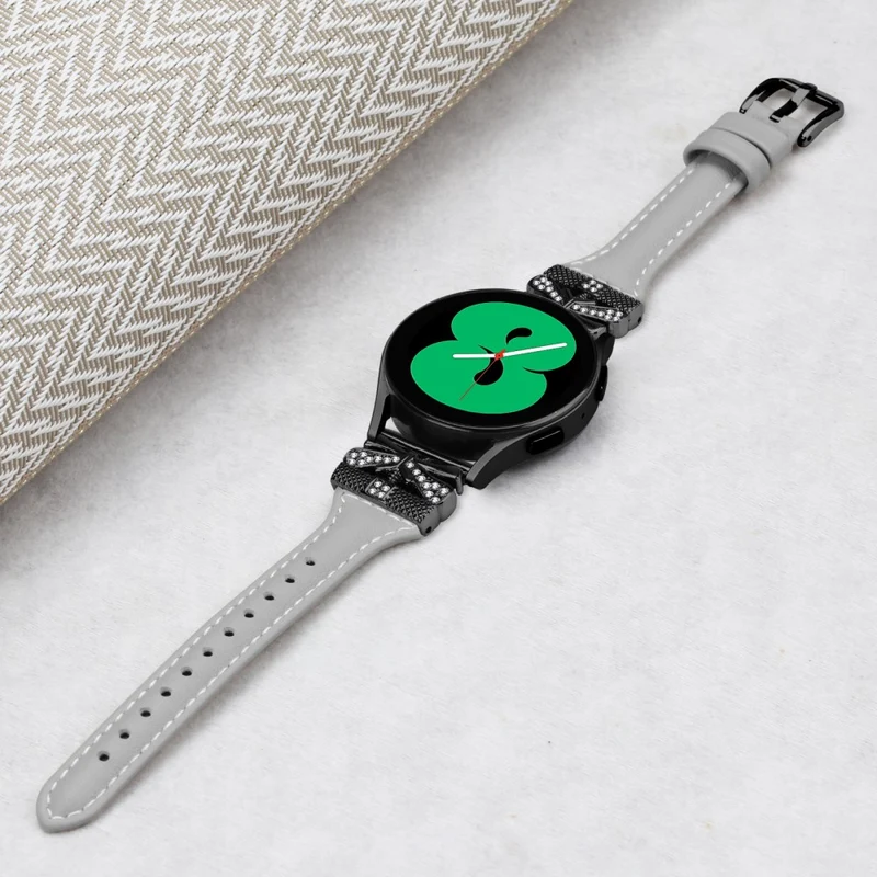 Samsung Galaxy Watch3 41mm / Watch4 / Watch5 / Watch4 Classic / Watch4 Active / Watch5 Active Watchband Black Buckle 20mm