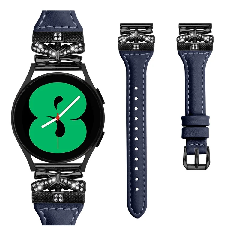 Samsung Galaxy Watch3 41mm / Watch4 / Watch5 / Watch4 Classic / Watch4 Active / Watch5 Active Watchband Black Buckle 20mm
