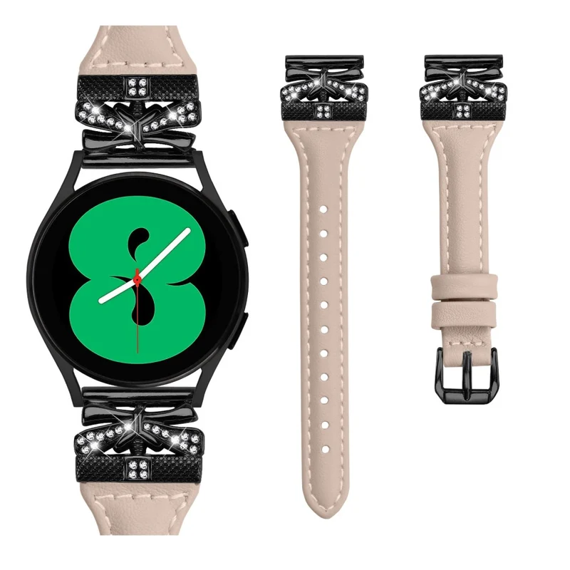 Samsung Galaxy Watch3 41mm / Watch4 / Watch5 / Watch4 Classic / Watch4 Active / Watch5 Active Watchband Black Buckle 20mm