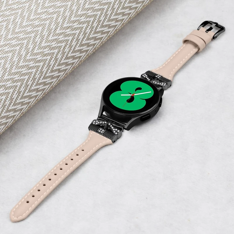 Samsung Galaxy Watch3 41mm / Watch4 / Watch5 / Watch4 Classic / Watch4 Active / Watch5 Active Watchband Black Buckle 20mm