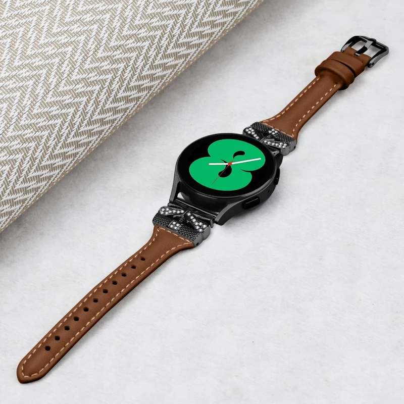 Samsung Galaxy Watch3 41mm / Watch4 / Watch5 / Watch4 Classic / Watch4 Active / Watch5 Active Watchband Black Buckle 20mm
