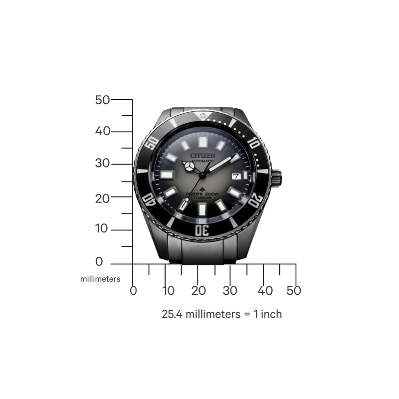 Citizen Promaster Marine NB6025-59H Herrenuhr • Super Titanium • Automatik