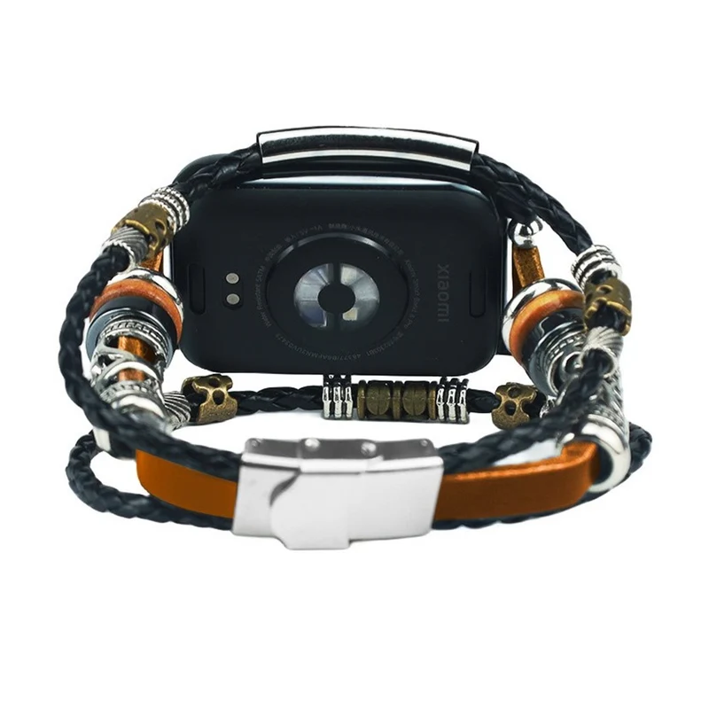Xiaomi Smart Band 8 Pro Watch Band Retro Style Beads Watch Strap Bracelet