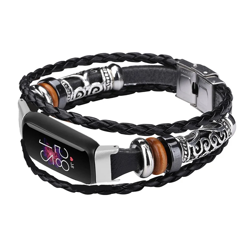 Fitbit Luxe Beaded Watch Band DIY Style Replacement Strap
