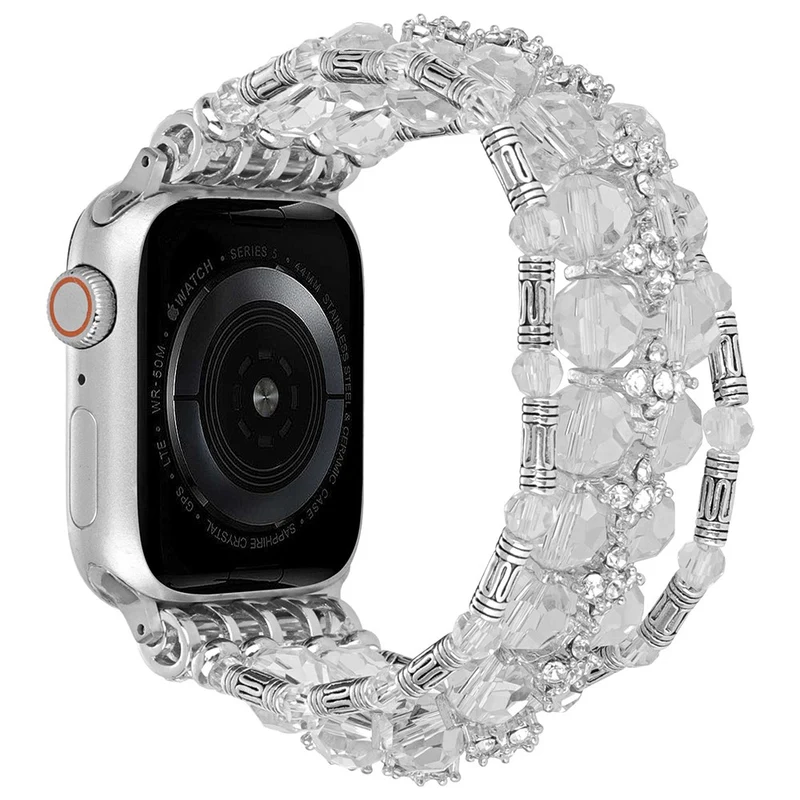 Apple Watch Series 41mm / 40mm / 38mm Beads Band Jewelry Wriststrap