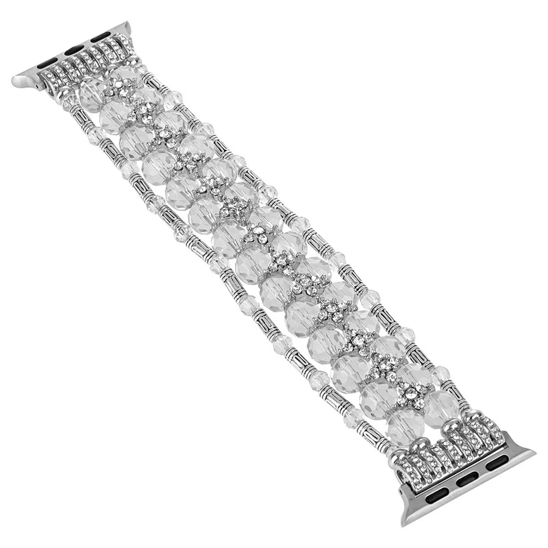 Apple Watch Series 41mm / 40mm / 38mm Beads Band Jewelry Wriststrap