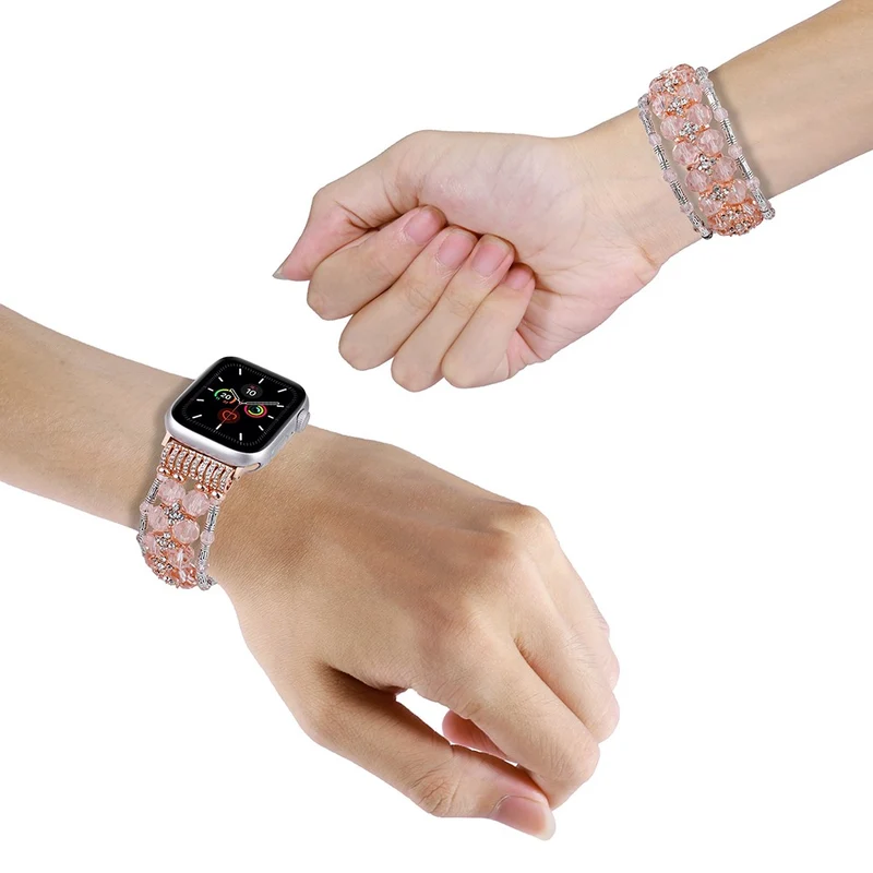 Apple Watch 49mm / 45mm / 44mm / 42mm Watch Band Beads Bracelet
