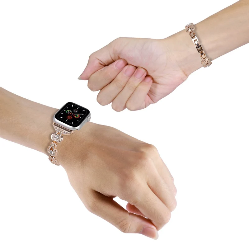 Apple Watch Series 41mm / 40mm / 38mm Bling Band Gourd Design Wriststrap