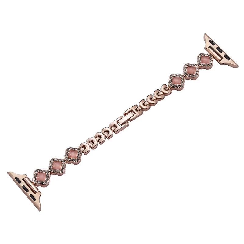 Apple Watch Series 41mm / 40mm / 38mm Watch Band Rhinestone Stainless Steel Strap