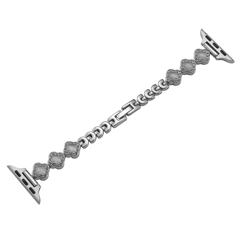 Apple Watch Series 41mm / 40mm / 38mm Watch Band Rhinestone Stainless Steel Strap