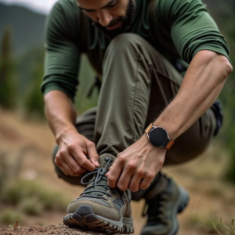 Amazfit Balance Ultra Outdoor Nylonarmband (Orange)