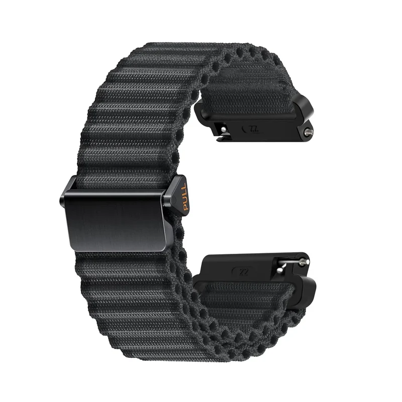 Amazfit Balance Ultra Outdoor Nylonarmband (Schwarz)