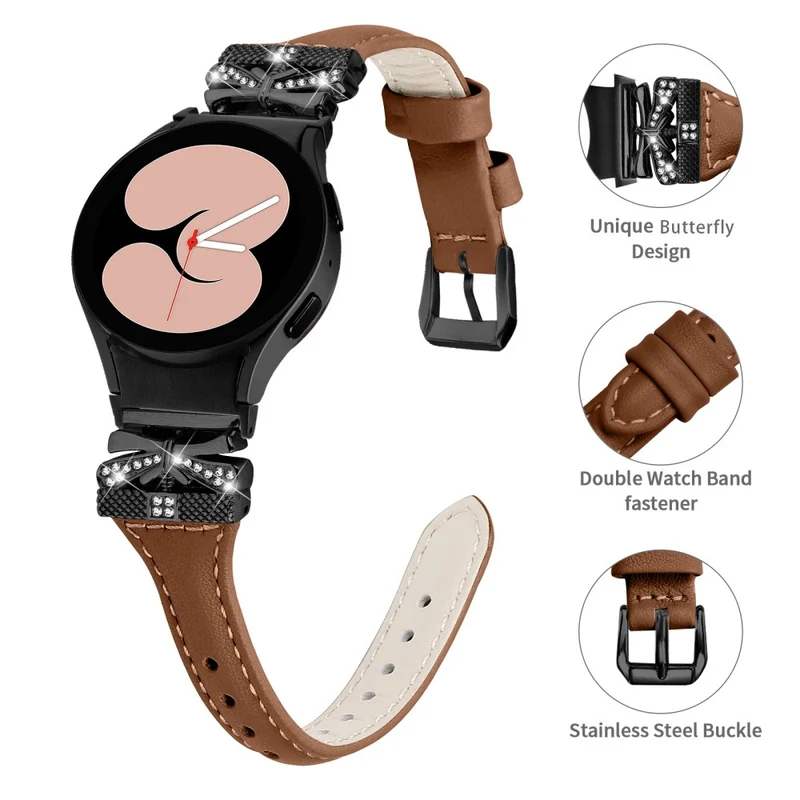 Black Buckle Band Samsung Galaxy Watch6 44mm / Watch6 Classic 43mm / 47mm Adjustable Watch Strap