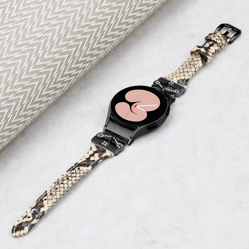 Black Buckle Band Samsung Galaxy Watch6 44mm / Watch6 Classic 43mm / 47mm Adjustable Watch Strap