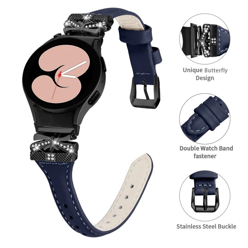 Black Buckle Band Samsung Galaxy Watch6 44mm / Watch6 Classic 43mm / 47mm Adjustable Watch Strap