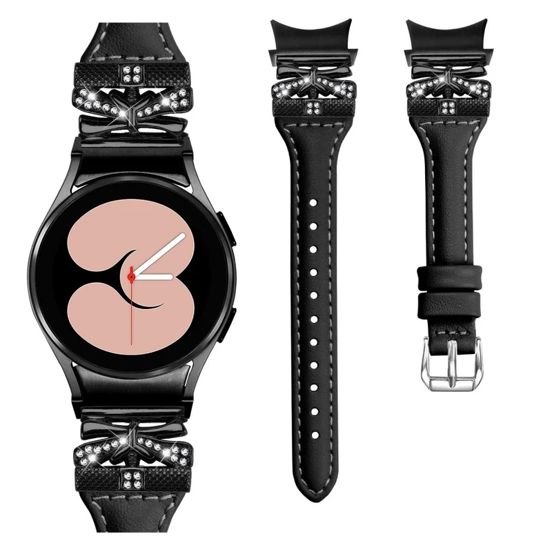 Black Buckle Band Samsung Galaxy Watch6 44mm / Watch6 Classic 43mm / 47mm Adjustable Watch Strap
